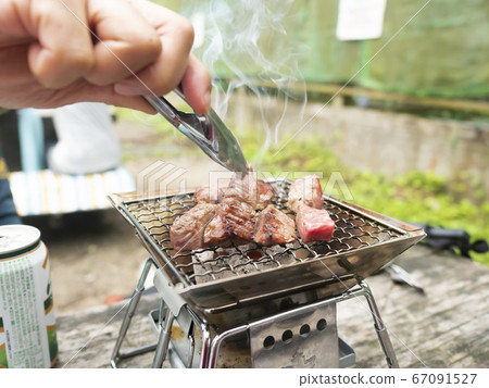 BBQ charcoal fire high-class Japanese beef yakiniku [Ichibo] 67091527