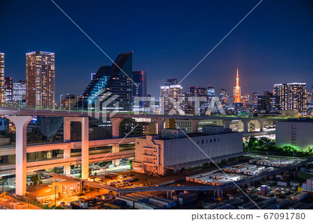 <東京>東京市夜景 67091780