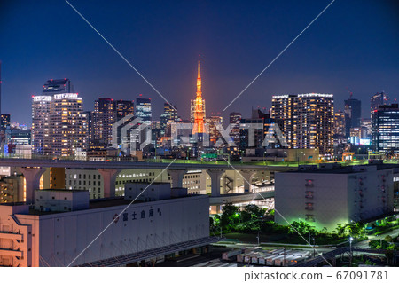 <東京>東京市夜景 67091781