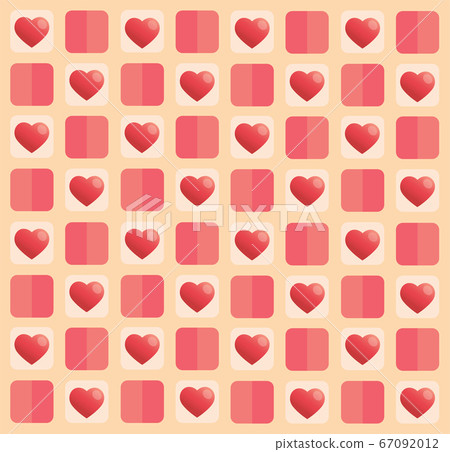 cute pastel heart pattern background vector illustration cute pastel heart pattern background vector illustration 67092012
