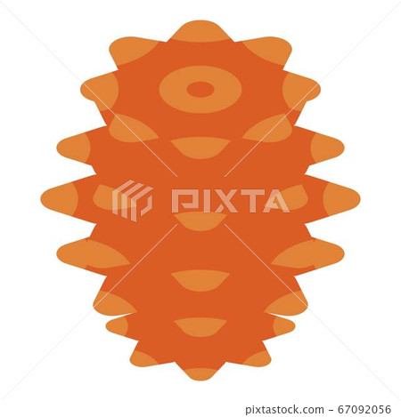 Winter pine cone icon, isometric style - Stock Illustration [67092056 ...