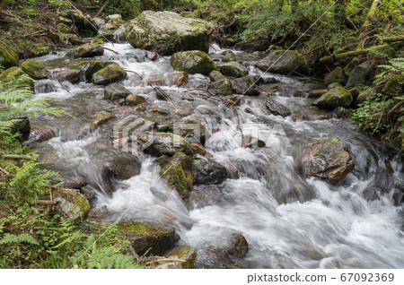 Upper Kurama River in Kyoto 67092369