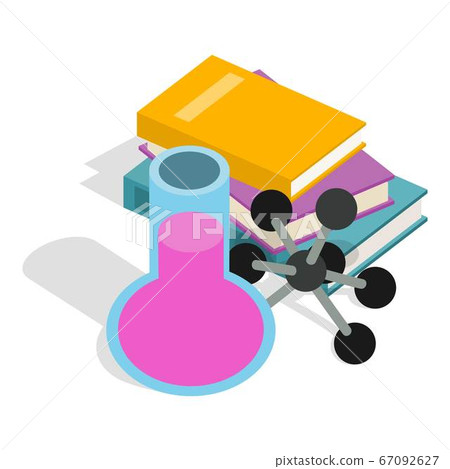 Chemistry icon, isometric style Chemistry icon, isometric style 67092627
