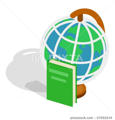 Languages learning icon, isometric style 67092634