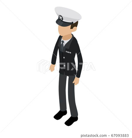 Captain icon, isometric style Captain icon, isometric style 67093883