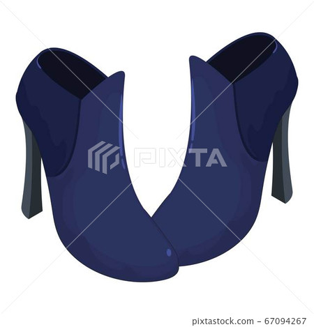 Ankle boots icon, isometric style Ankle boots icon, isometric style 67094267