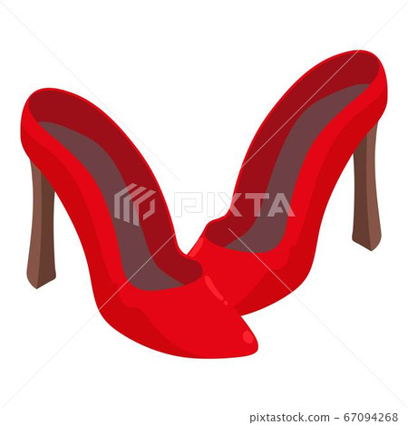 Stilettos icon, isometric style Stilettos icon, isometric style 67094268