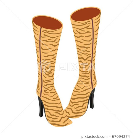 Boots heels icon, isometric style Boots heels icon, isometric style 67094274