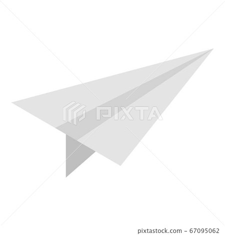 Kid paper plane icon, isometric style Kid paper plane icon, isometric style 67095062
