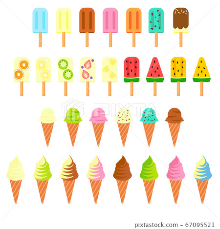 Ice cream soft cream 67095521