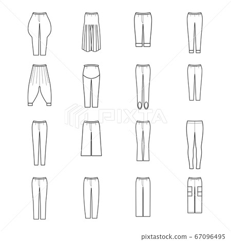 Trousers for woman set. 67096495