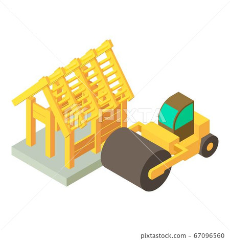 Roadwork icon, isometric style Roadwork icon, isometric style 67096560