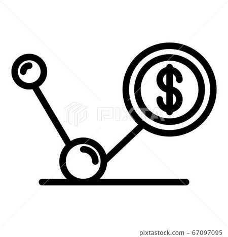 Financial relations icon, outline style Financial relations icon, outline style 67097095