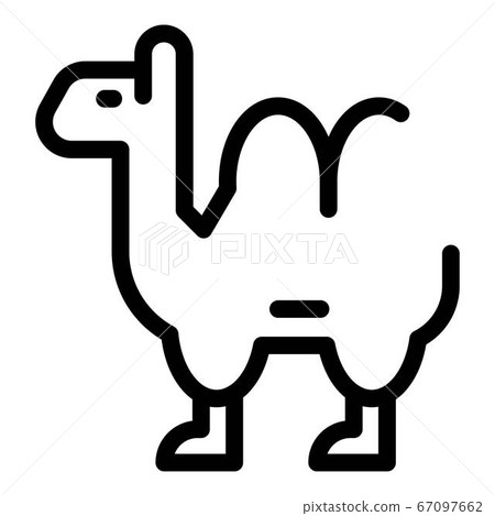 Camel icon, outline style Camel icon, outline style 67097662