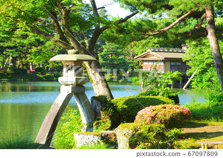 日本石川縣金澤市兼六園 67097809