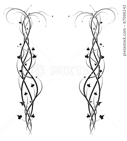 beautiful ivy pattern small frame on a white new beautiful ivy pattern small frame on a white new 67098142