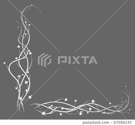 gray background with white ivy weaving plant. new gray background with white ivy weaving plant. new 67098145