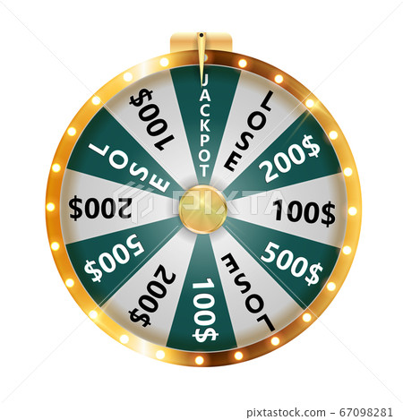 Wheel of Fortune, Lucky Icon. Vector Illustration Wheel of Fortune, Lucky Icon. Vector Illustration 67098281