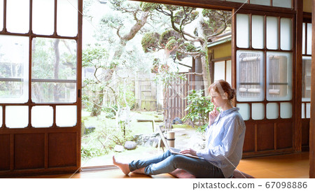 Foreign women living in Japan PC operation Inbound 67098886