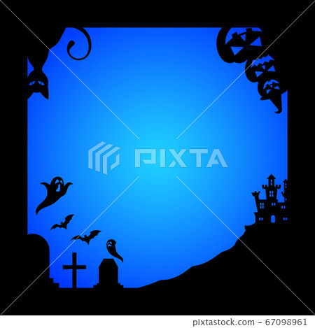 Halloween style illustration frame 67098961