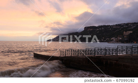 Sunset on Amalfi coast Sunset on Amalfi coast 67099192