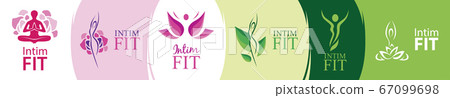Vector logo for intimate fitness and sports Vector logo for intimate fitness and sports 67099698