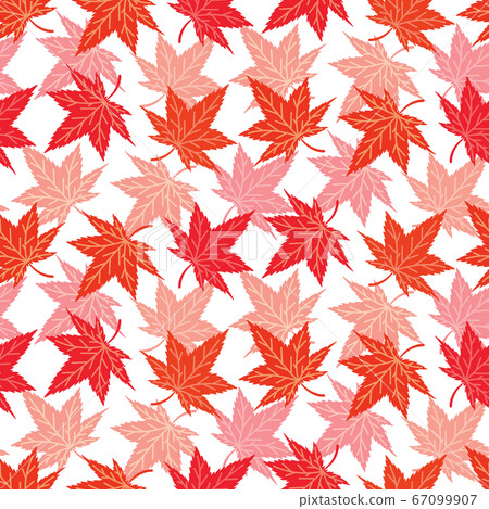 Autumn leaves seamless pattern watermark Autumn leaves seamless pattern watermark 67099907