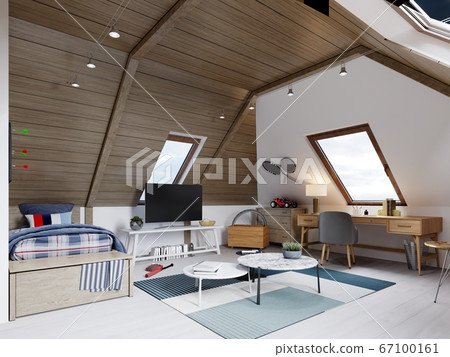The design of the children's room for the teenager The design of the children's room for the teenager 67100161