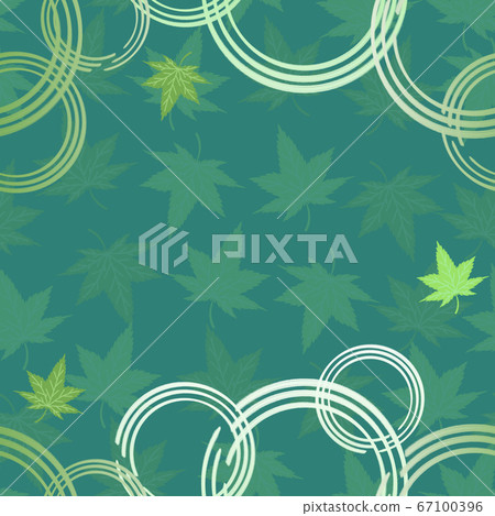 Ripples frame square blue maple blue green 67100396