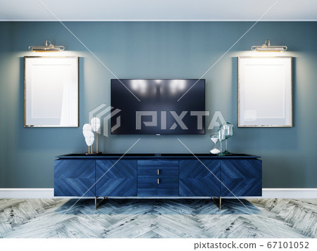 The front view from the TV unit with a chest of The front view from the TV unit with a chest of 67101052