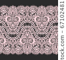 Vector Lace Seamless Pattern 67102481