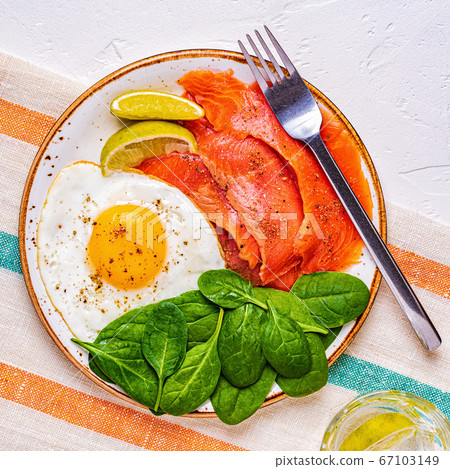 Ketogenic diet food, healthy meal concept. 67103149