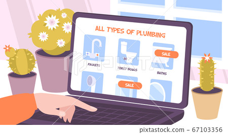 Online Plumbing Shop Composition 67103356