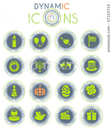 holidays dynamic icons holidays dynamic icons 67103724