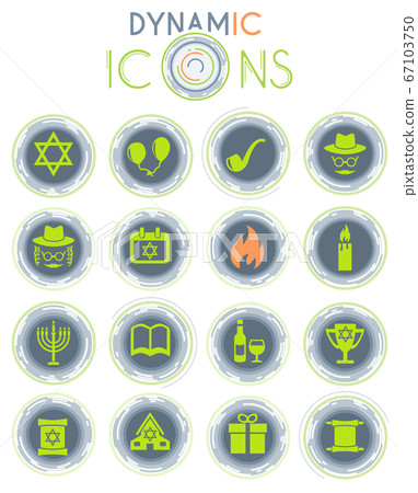 hanukkah dynamic icons hanukkah dynamic icons 67103750