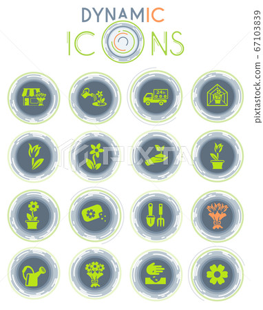 flowers dynamic icons 67103839