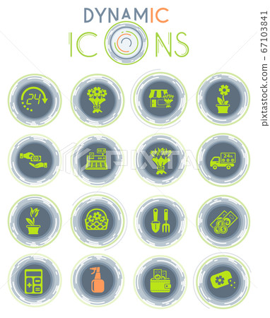 flower shop dynamic icons flower shop dynamic icons 67103841