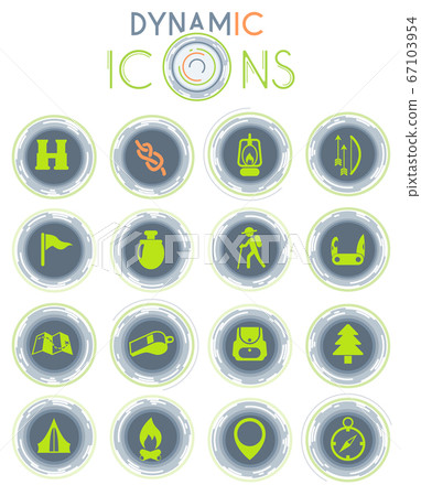 day of scouts icon set day of scouts icon set 67103954