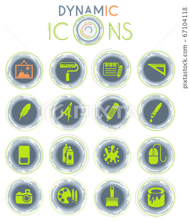 art tools dynamic icons 67104118