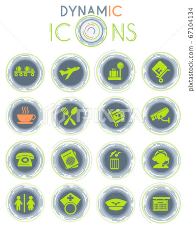Airport dynamic icons Airport dynamic icons 67104134