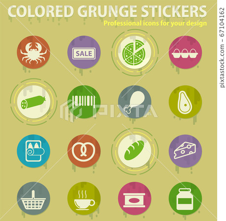 Grocery simply icons 67104162