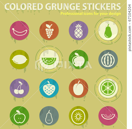 Fruits simply icons 67104204