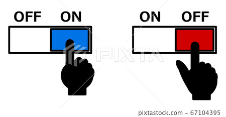 Operate the switch with your fingertips Operate the switch with your fingertips 67104395