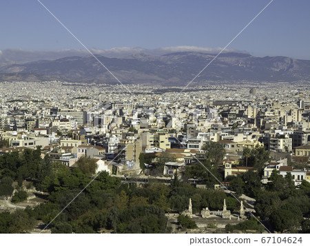 the city of athens in greece the city of athens in greece 67104624