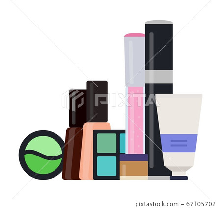 Makeup kit vector icon flat isolated illustration 67105702