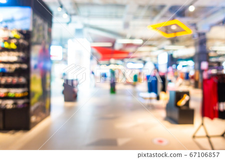 Abstract blur shopping mall in department store Abstract blur shopping mall in department store 67106857