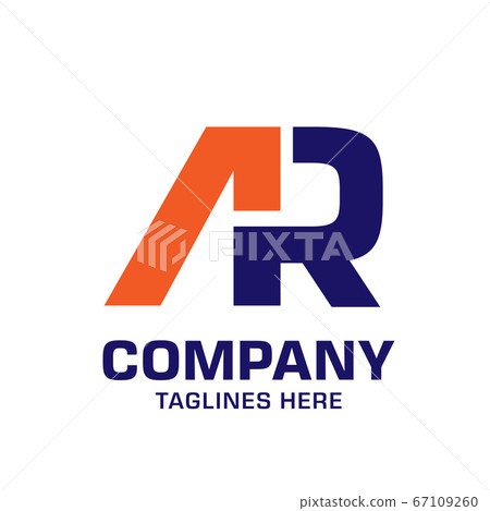 initial letter AR,RA geometric strong logo vector illustration isolated on white background initial letter AR,RA geometric strong logo vector illustration isolated on white background 67109260