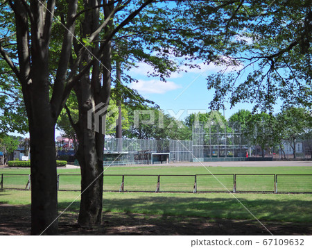當地體育場在陽光燦爛的日子 67109632
