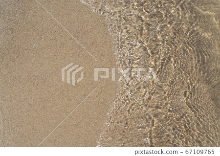 Yellow coarse clear river sand, ripple wave water Yellow coarse clear river sand, ripple wave water 67109765