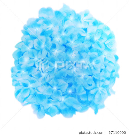 Hydrangea 02 light blue cutout 67110000
